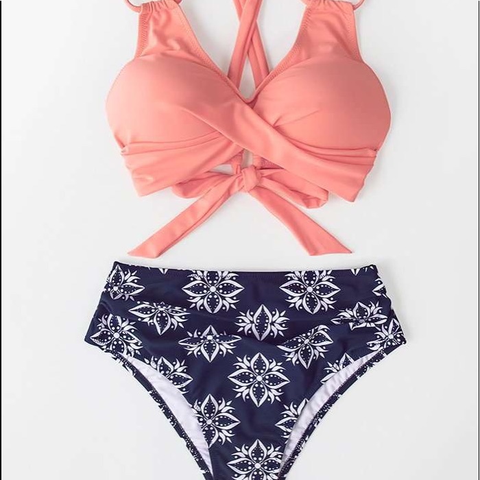 Solid & Boho High Waist Bikini